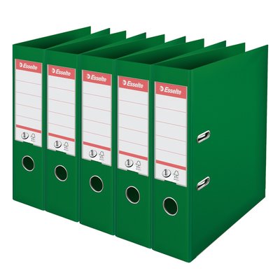 Classeur à levier Esselte Vivida N°1 multipack 75mm A4 5 pièces vert