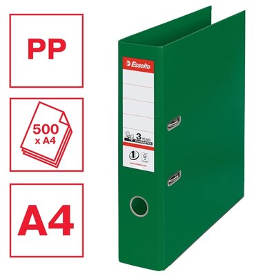 Classeur à levier Esselte Vivida N°1 multipack 75mm A4 5 pièces vert