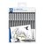 Fineliner Staedtler Pigment 308 zwart set à 12 breedtes