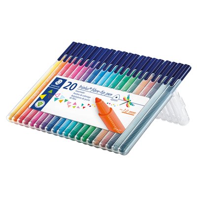 Kleurstift Staedtler 323 Triplus color à 20 kleuren