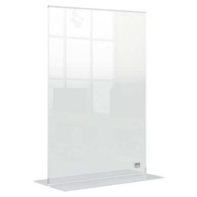 Infobord Nobo Premium Plus A4 acryl vrijstaand