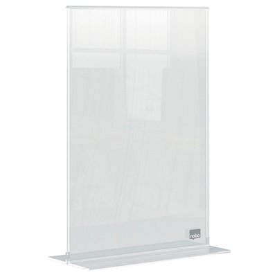Porte-affiche Nobo Premium Plus A5 acrylique autoportant