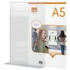 Porte-affiche Nobo Premium Plus A5 acrylique autoportant Photo