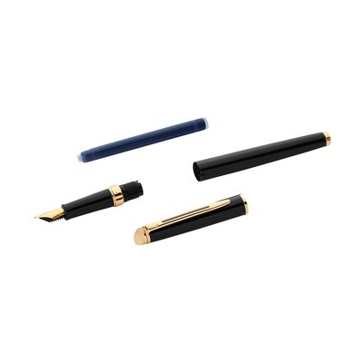Vulpen Waterman Hémisphère black lacquer GT medium
