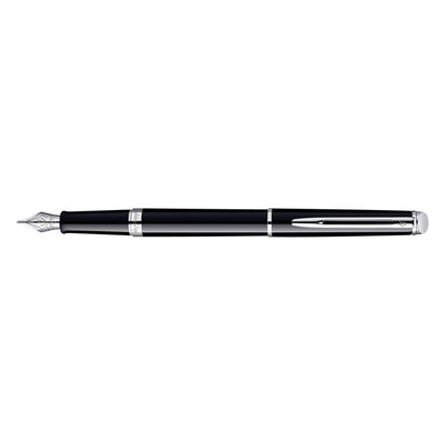 Stylo plume Waterman Hémisphère Noir Laqué CT Medium