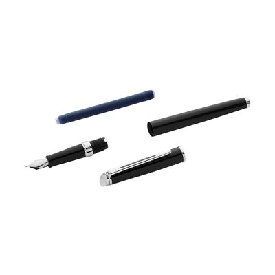 Stylo plume Waterman Hémisphère Noir Laqué CT Medium