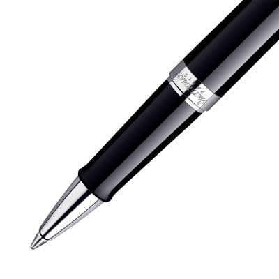 Roller Waterman Hémisphère Noir laqué CT Fin