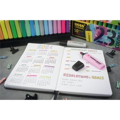 Surligneur STABILO BOSS Original 70/56 rose blister 1 pièce
