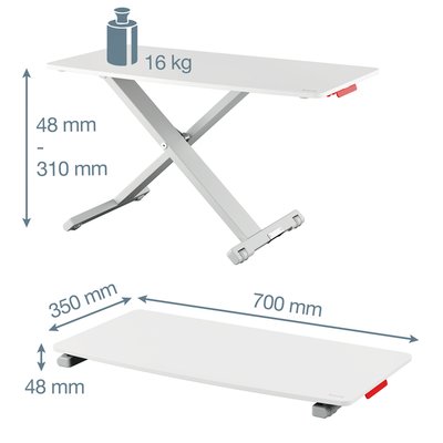 Zit-sta bureau Leitz Ergo Cosy