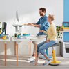Zit-sta bureau Leitz Ergo Cosy met schuiflade foto