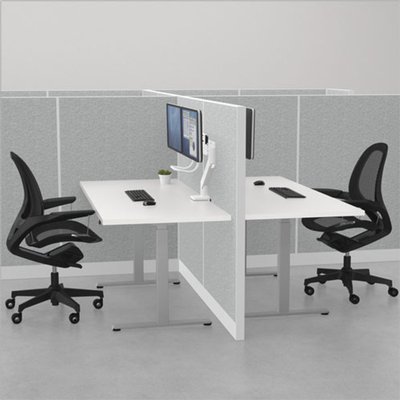 Monitorarm Fellowes Eppa Crossbar wit
