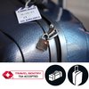 Cadenas Masterlock combinaison 3 chiffres TSA câble flexible assorti 30mm Photo