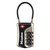 Cadenas Masterlock combinaison 4 chiffres TSA anse flexible noir 35mm