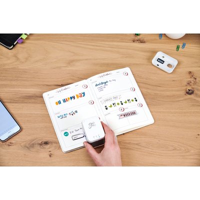 Stempelprinter Colop E-mark Go wit