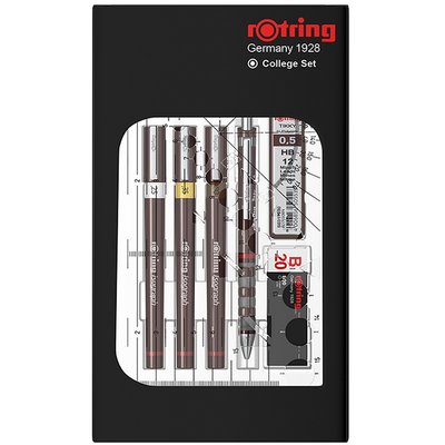 Rotring Isograph Technical Pen College 0,25-0,35-0,5mm set de 3 pièces