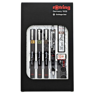 Rotring Isograph Technical Pen College 0,2-0,3-0,5mm set de 3 pièces