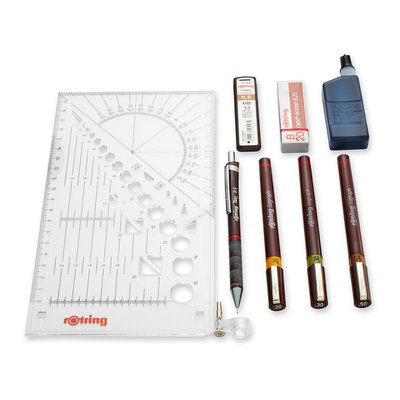 Rotring Isograph Technical Pen College 0,2-0,3-0,5mm set de 3 pièces