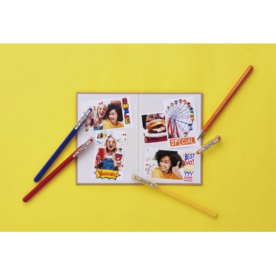 Gelschrijver Pentel K110 Mattehop medium blauw