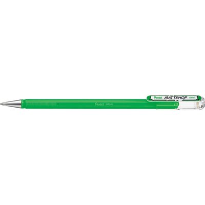 Gelschrijver Pentel K110 Mattehop medium groen