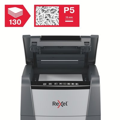 Papiervernietiger Rexel Optimum Auto+ 130M snippers 2x15mm