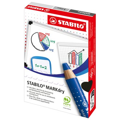 Whiteboardpotlood STABILO MARKdry 648/40 rood