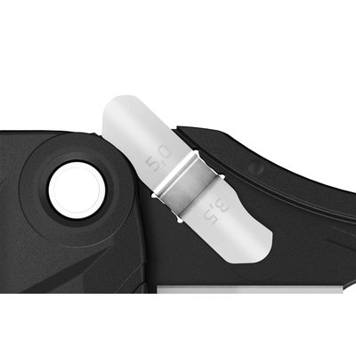 Cutter Martor Secumax 320 rectangulaire 4mm noir