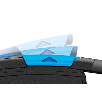 Cutter Martor Secumax 320 rectangulaire 4mm noir