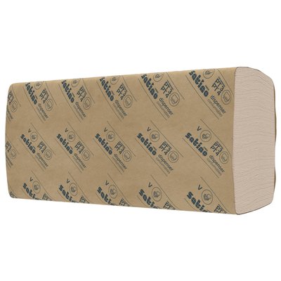Handdoek Satino PT3 PureSoft v-vouw 2-laags 240x230mm 20x200 vel naturel 277540