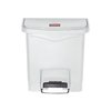 Pedaalemmer Rubbermaid Slim Jim Step-On 15liter wit foto