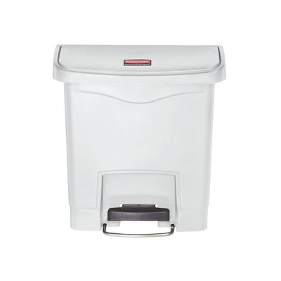 Pedaalemmer Rubbermaid Slim Jim Step-On 15liter wit