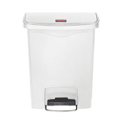 Pedaalemmer Rubbermaid Slim Jim Step-On 30liter wit
