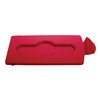 Deksel Rubbermaid Slim Jim Recyclestation gesloten rood foto