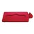 Deksel Rubbermaid Slim Jim Recyclestation gesloten rood