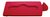 Deksel Rubbermaid Slim Jim Recyclestation gesloten rood