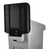 Panneau Rubbermaid Slim Jim pour station de recyclage noir Photo