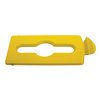 Insert Couvercle Rubbermaid pour Station de reyclage Slim JIm déchets mixtes jaune Photo