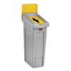 Insert Couvercle Rubbermaid pour Station de reyclage Slim JIm déchets mixtes jaune Photo