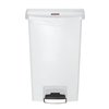 Pedaalemmer Rubbermaid Slim Jim Step-On 50liter wit foto