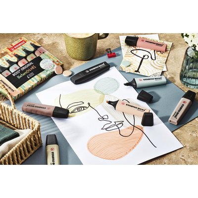 Markeerstift STABILO Boss 70/175 nature colors sienna