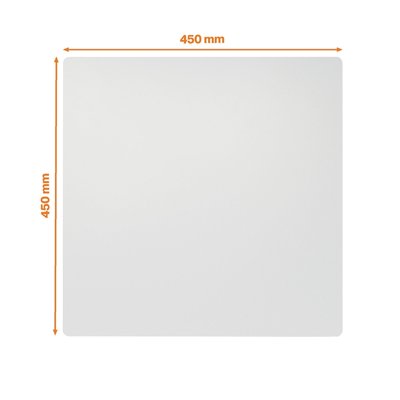 Whiteboard Nobo frameloos modulair 45x45cm