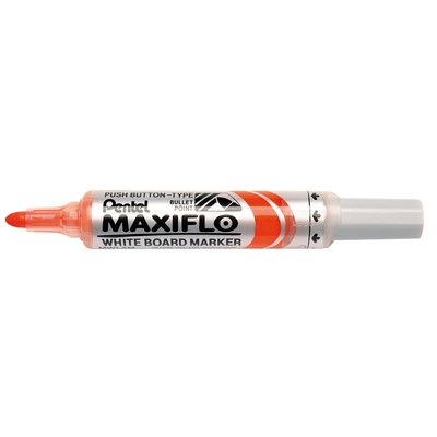 Marqueur tableau blanc Pentel Maxiflo MWL5M ogive 3mm orange