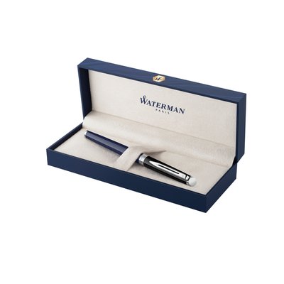 Rollerpen Waterman Hémisphère Colour Blocking black en blue CT fijn