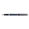 Vulpen Waterman Hémisphère Colour Blocking black en blue CT fijn foto