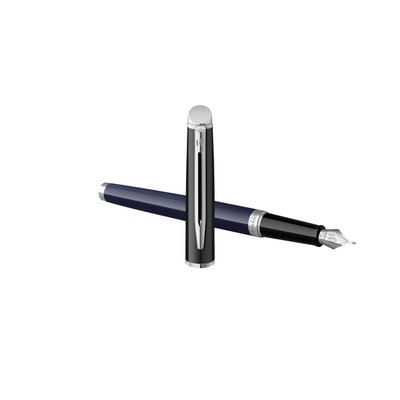 Vulpen Waterman Hémisphère Colour Blocking black en blue CT fijn