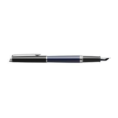 Vulpen Waterman Hémisphère Colour Blocking black en blue CT fijn