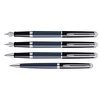 Vulpen Waterman Hémisphère Colour Blocking black en blue CT medium foto