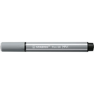 Viltstift STABILO Pen 68/95 Max middel koudgrijs
