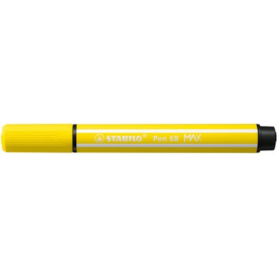 Feutre STABILO Pen 68/24 MAX jaune citron