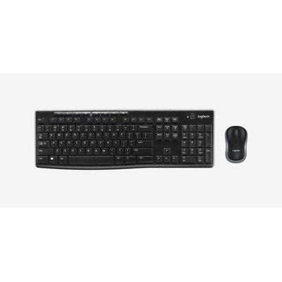 Toetsenbord- en muisset Logitech MK270 bedraad QWERTY zwart