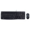 Clavier Logitech K120 QWERTY + souris USB noir Photo